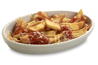Pommes mit Salsa